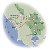 California Wine Country Map